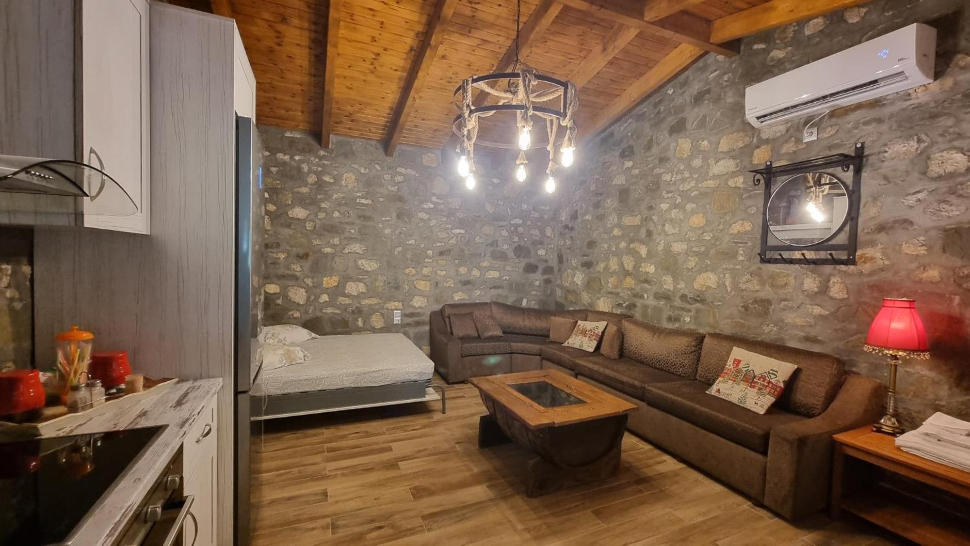 House With Big Garden And Barbeque In Nature Vourgareli Dış mekan fotoğraf