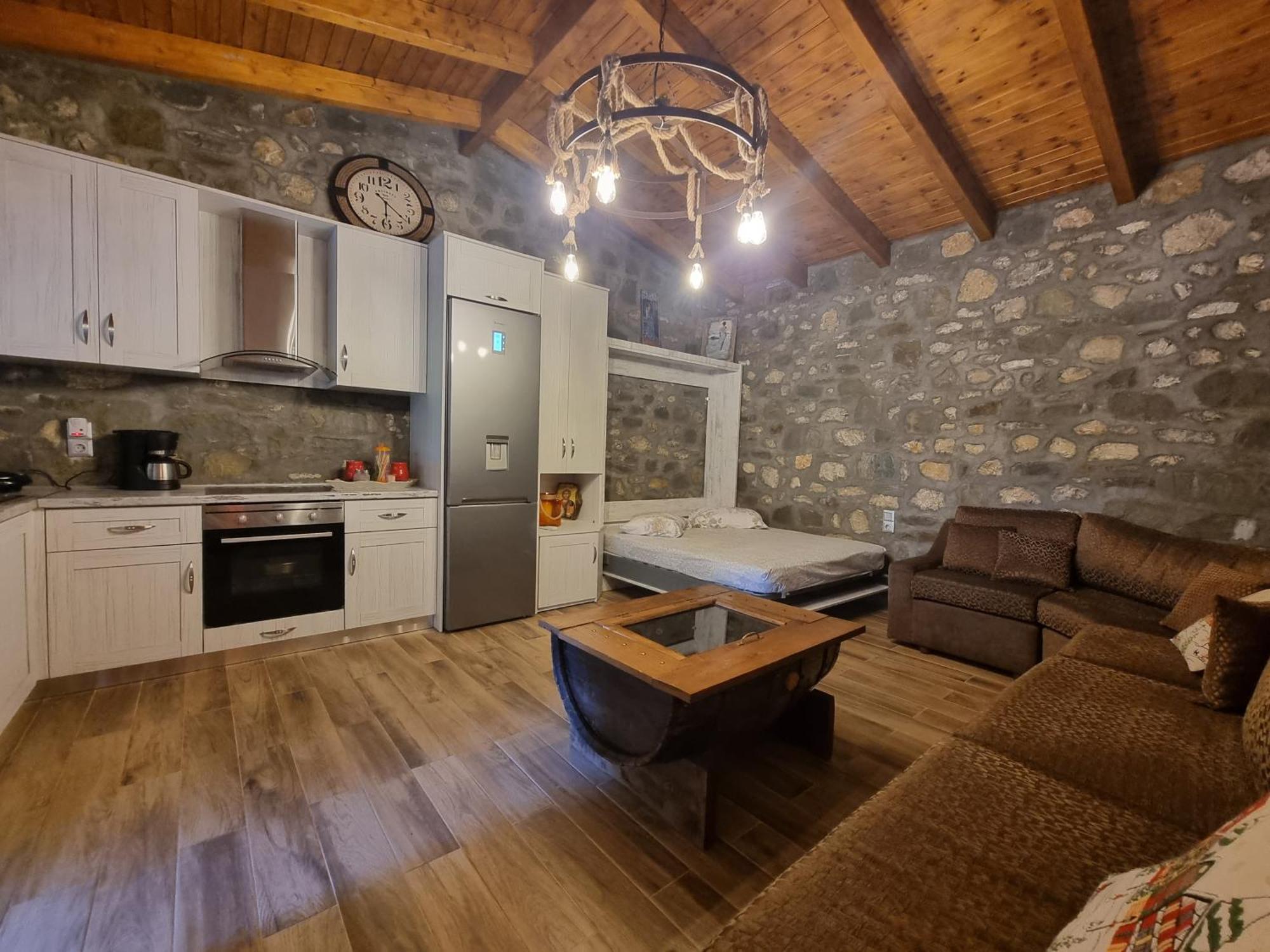 House With Big Garden And Barbeque In Nature Vourgareli Dış mekan fotoğraf
